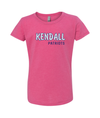 7625 - Girls Raspberry combed cotton/polyester Princess Tee