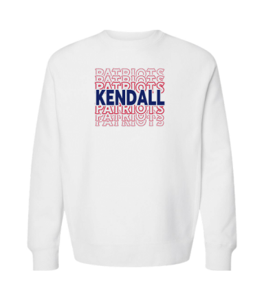 7634 - White Premium Crewneck Fleece