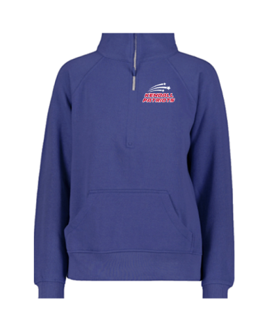 7637 - Dusk Blue Youth, Ladies, Adult Unisex 1/4 Zip Fleece Pullover