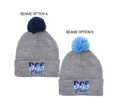 2018 - 100% Acrylic Pom Beanie w/embroidered logo