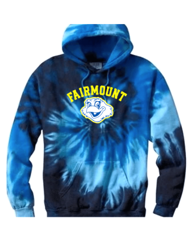 2060 - Ocean Blue Premium Tie-Dye Hoodie