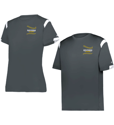 6003 - Ladies/Men's Graphite/White Performance Tee