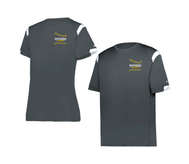 6003 - Ladies/Men's Graphite/White Performance Tee