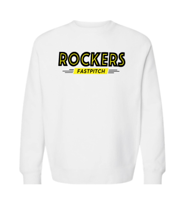 6004 - White Premium Crewneck Fleece