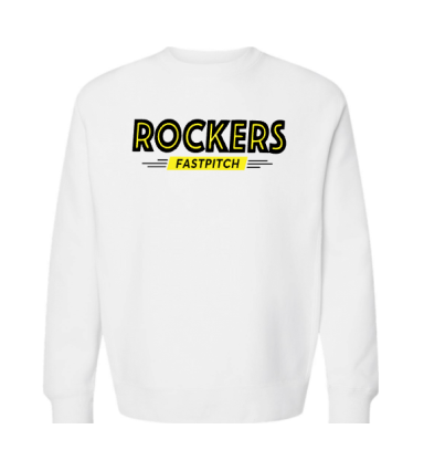 6004 - White Premium Crewneck Fleece