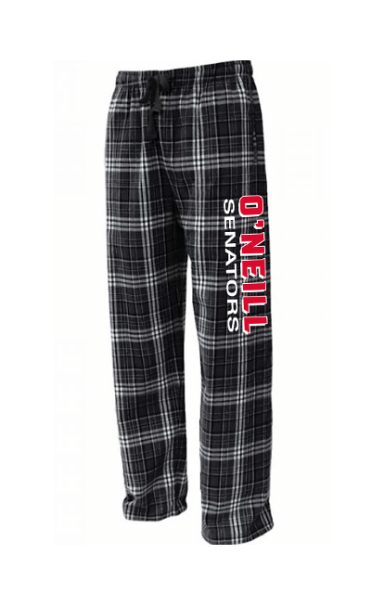 7019 - Black/White Flannel Pants