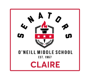 7028 - Personalized O'Neill Middle School Locker Magnet