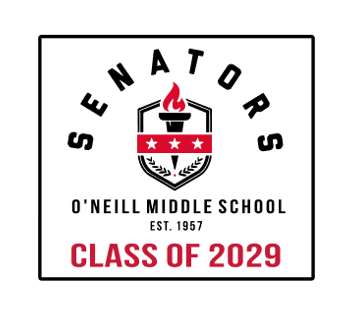 7029 - O'Neill Middle School Locker Magnet w/Graduation Year